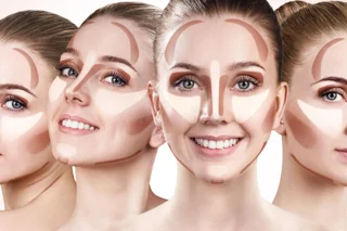 راهنمای کانتور بینی بر اساس فرم چهره + آموزش گام‌ به‌ گام